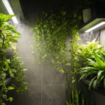 Aranżacja roślin egzotycznych w łazienkach bez okna przy użyciu lamp doświetlających