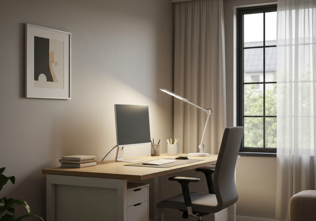 Dlaczego warto zainwestować w porządne oświetlenie wnętrz do pracy zdalnej?