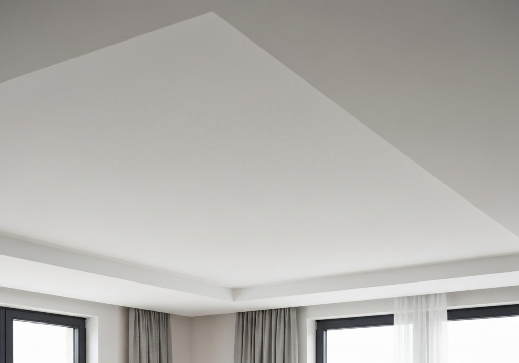 Zalety malowania sufitów farbą o pełnym matowym wykończeniu antyrefleksyjnym