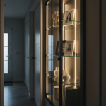 Zastosowanie przeszklonych witryn z podświetleniem wewnętrznym w ciemnych przedpokojach